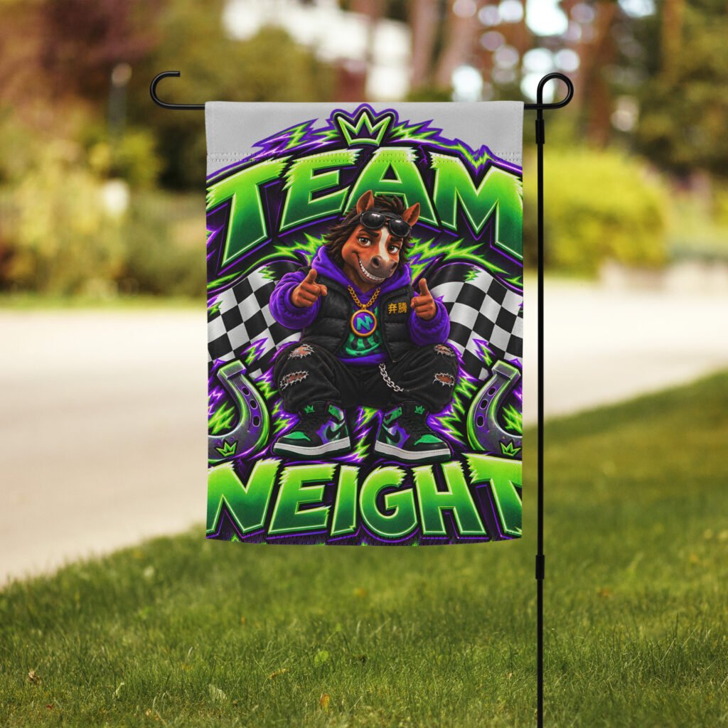 NEIGHT Garden flag