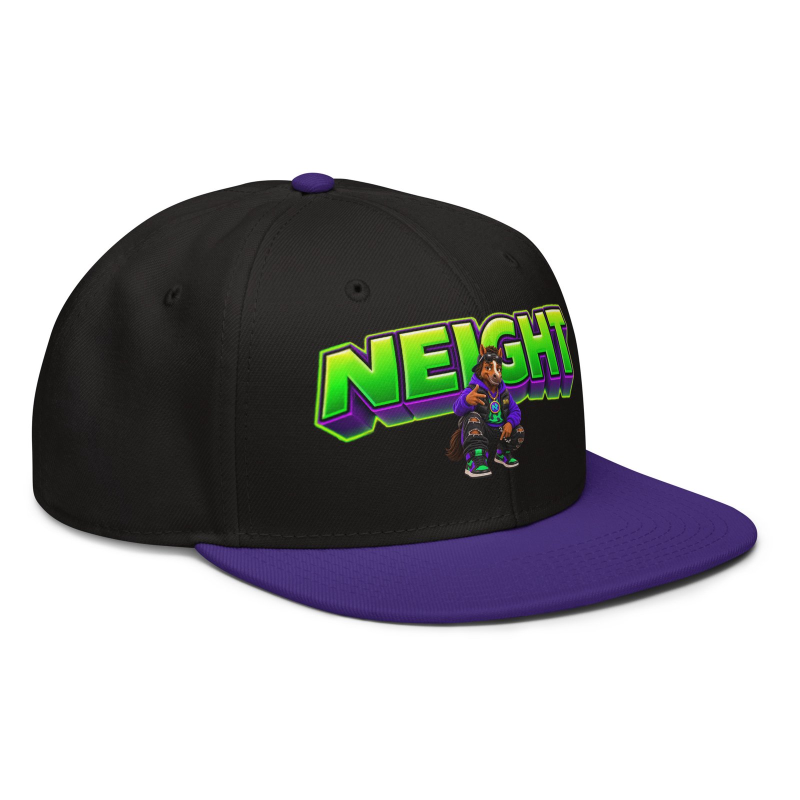NEIGHT Snapback Hat - Image 5